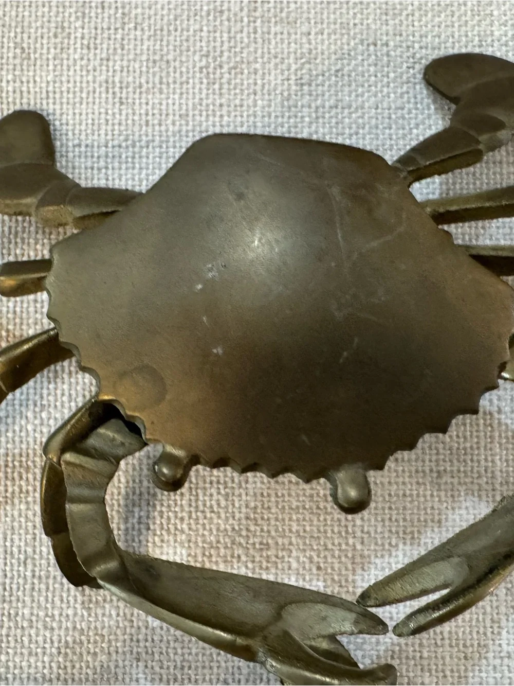 3 Bronze Crab Ash Trays Sculpture Figure 7x3 1/2” FIRM $120